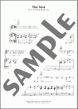 This Time(Shirley Bassey) 楽譜 その他 ダウンロード