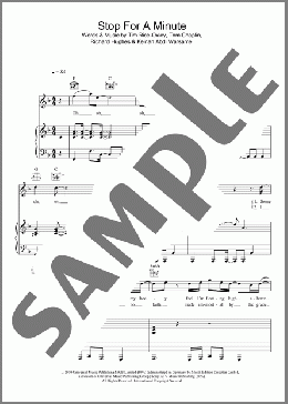 Stop For A Minute(Keane/K'naan) 楽譜 その他 ダウンロード