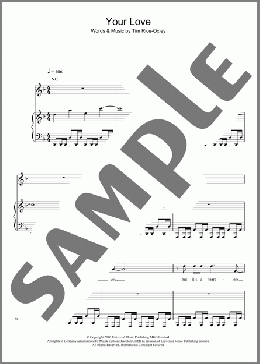 Your Love(Keane) 楽譜 その他 ダウンロード