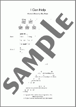 I Can Help(Billy Swan) 楽譜 ギター（コード） ダウンロード