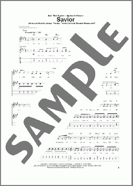 Savior(Rise Against) 楽譜 ギター（ソロ） ダウンロード