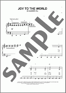 Joy To The World (Unspeakable Joy)(Isaac Watts/Chris Tomlin/George F. Handel) 楽譜 ピアノ（ソロ） ダウンロード