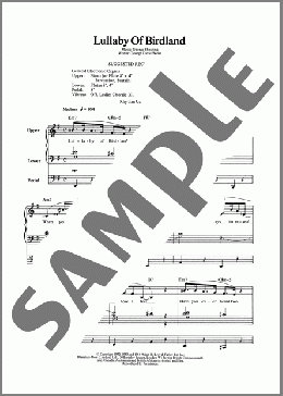 Lullaby Of Birdland(George Shearing) 楽譜 その他 ダウンロード