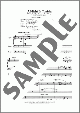 A Night In Tunisia(Dizzy Gillespie) 楽譜 その他 ダウンロード