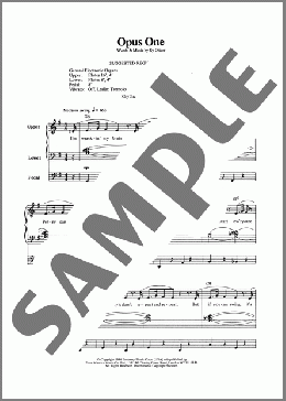 Opus One(Sy Oliver) 楽譜 その他 ダウンロード