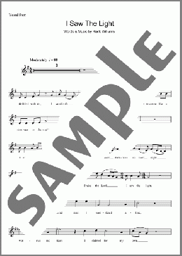 I Saw The Light(Hank Williams) 楽譜 その他 ダウンロード