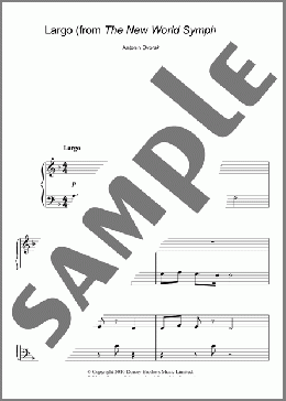 Largo (from The New World)(Antonin Dvorak) 楽譜 ピアノ（ソロ） ダウンロード