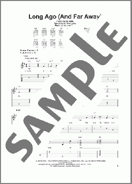 Long Ago (And Far Away)(Jerome Kern) 楽譜 ギター（ソロ） ダウンロード