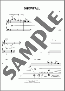 Snowfall [Jazz version] (arr. Phillip Keveren)(Tony Bennett) 楽譜 ピアノ（ソロ） ダウンロード