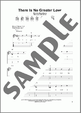 There Is No Greater Love(Isham Jones) 楽譜 ギター（ソロ） ダウンロード