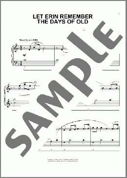 Let Erin Remember The Days Of Old (arr. Phillip Keveren)(Thomas Moore) 楽譜 ピアノ（ソロ） ダウンロード