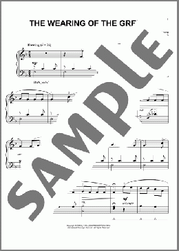 The Wearing Of The Green (arr. Phillip Keveren)(Irish Folksong) 楽譜 ピアノ（ソロ） ダウンロード