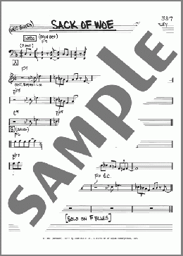 Sack Of Woe(Cannonball Adderley) 楽譜 その他 ダウンロード