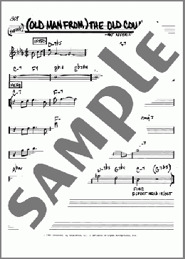 (Old Man From) The Old Country(Nat Adderley) 楽譜 その他 ダウンロード