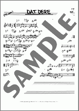 Dat Dere(Cannonball Adderley) 楽譜 その他 ダウンロード