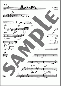Jeannine(Cannonball Adderley) 楽譜 その他 ダウンロード