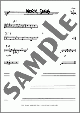 Work Song(Cannonball Adderley/Nat Adderley) 楽譜 その他 ダウンロード