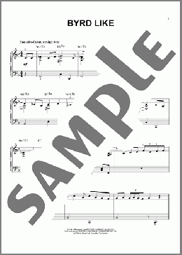 Byrd Like(Freddie Hubbard) 楽譜 ピアノ（ソロ） ダウンロード