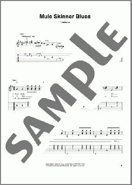 Mule Skinner Blues(Jimmie Rodgers) 楽譜 ギター（その他） ダウンロード