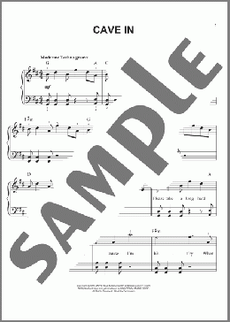 Cave In(Owl City) 楽譜 ピアノ（ソロ） ダウンロード