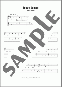 Jesse James(Traditional) 楽譜 ギター（その他） ダウンロード