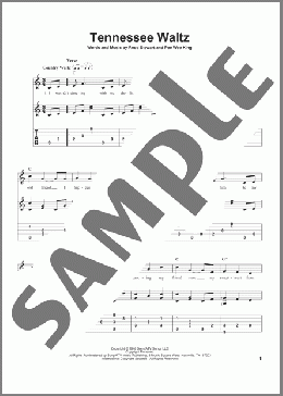 Tennessee Waltz(Patti Page/Pee Wee King) 楽譜 ギター（その他） ダウンロード