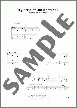 My Rose Of Old Kentucky(Bill Monroe) 楽譜 ギター（その他） ダウンロード