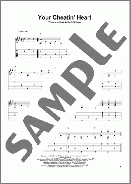 Your Cheatin' Heart(Patsy Cline/Hank Williams) 楽譜 ギター（その他） ダウンロード