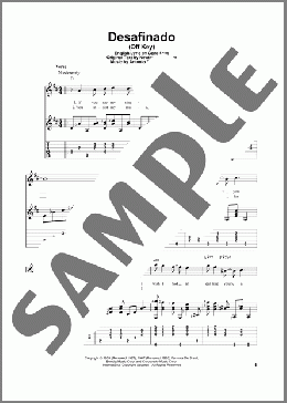 Desafinado (Off Key)(Antonio Carlos Jobim) 楽譜 ギター（その他） ダウンロード