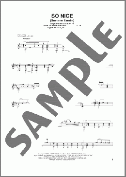 So Nice (Summer Samba)(Marcos Valle) 楽譜 ギター（その他） ダウンロード