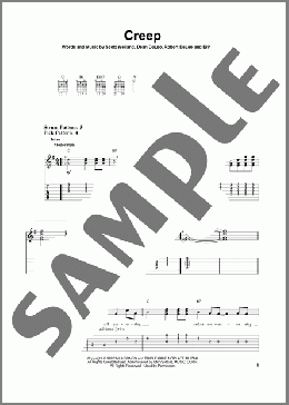 Creep(Stone Temple Pilots) 楽譜 ギター（ソロ） ダウンロード