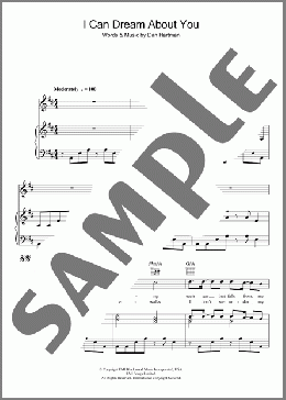 I Can Dream About You(Dan Hartman) 楽譜 その他 ダウンロード
