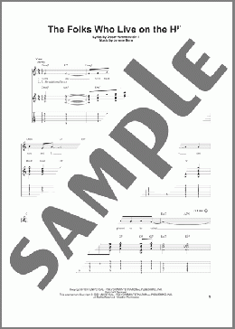 The Folks Who Live On The Hill(Jerome Kern) 楽譜 ギター（その他） ダウンロード