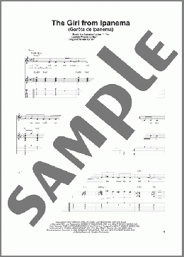 The Girl From Ipanema (Garota De Ipanema)(Antonio Carlos Jobim) 楽譜 ギター（その他） ダウンロード
