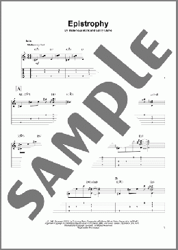 Epistrophy(Thelonious Monk) 楽譜 ギター（その他） ダウンロード