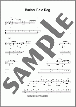 Barber Pole Rag(Charles Johnson) 楽譜 ギター（その他） ダウンロード