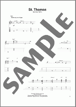 St. Thomas(Sonny Rollins) 楽譜 ギター（その他） ダウンロード