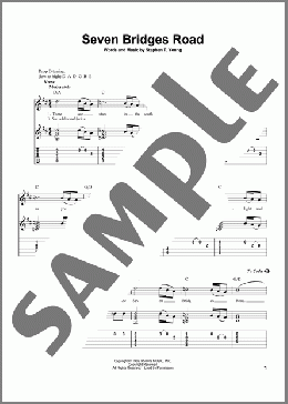 Seven Bridges Road(Eagles) 楽譜 ギター（その他） ダウンロード