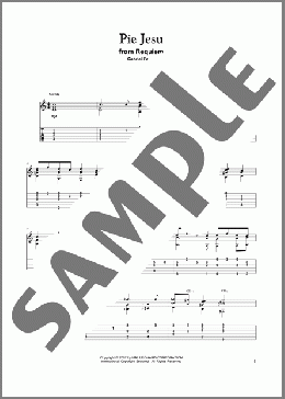 Pie Jesu(Gabriel Faure) 楽譜 ギター（その他） ダウンロード