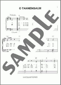 O Tannenbaum(Traditional German Carol) 楽譜 ピアノ（ソロ） ダウンロード