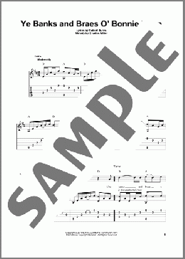 Ye Banks And Braes O' Bonnie Doon(Robert Burns) 楽譜 ギター（その他） ダウンロード