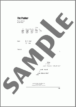 The Pusher(Steppenwolf) 楽譜 ギター（コード） ダウンロード
