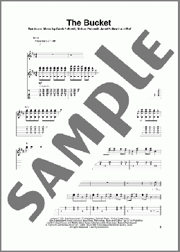 The Bucket(Kings Of Leon) 楽譜 ギタースコア ダウンロード