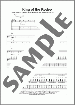 King Of The Rodeo(Kings Of Leon) 楽譜 ギタースコア ダウンロード