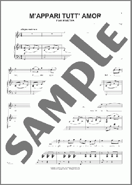 M'appari tutt'amor(Friedrich von Flotow) 楽譜 ピアノ & ボーカル ダウンロード