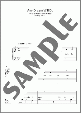 Any Dream Will Do(Andrew Lloyd Webber) 楽譜 ピアノ（ソロ） ダウンロード