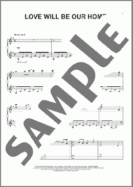 Love Will Be Our Home(Sandi Patty/Steven Curtis Chapman) 楽譜 ピアノ（ソロ） ダウンロード