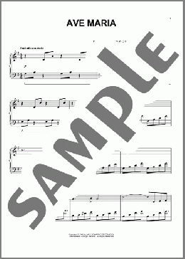 Ave Maria(Charles Gounod/Johann Sebastian Bach) 楽譜 ピアノ（ソロ） ダウンロード