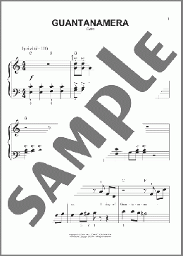Guantanamera (arr. Phillip Keveren)(Cuban Folksong) 楽譜 ピアノ（ソロ） ダウンロード