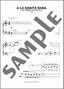 A La Nanita Nana (Hear Lullabies And Sleep Now) (arr. Phillip Keveren)(Traditional Spanish Melody) 楽譜 ピアノ（ソロ） ダウンロード